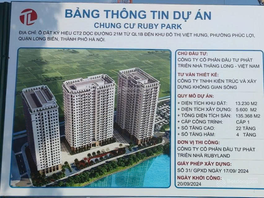 Bảng thông tin dự án